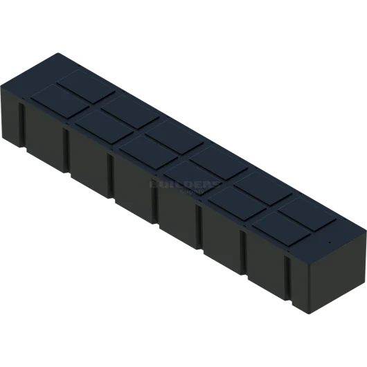 PermaFloat lift tank 32" x 168" x 24", heavy .375" wall, for floating dock float replacement