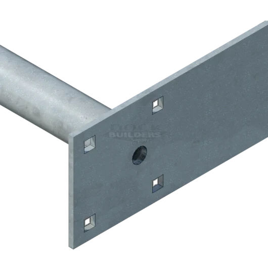 10" Hoop Pile Holder for building boat docks