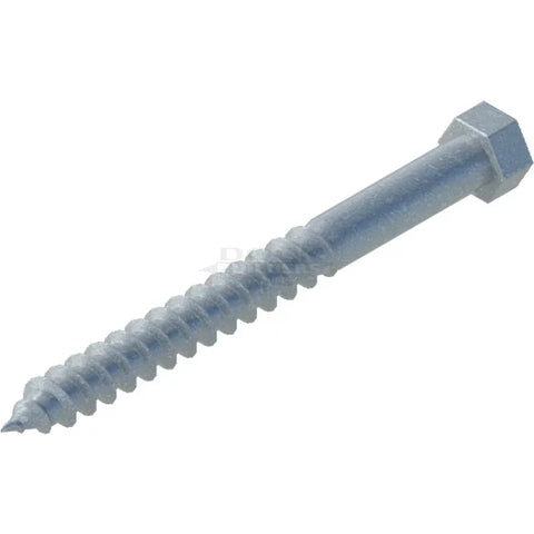 3/8" x 4" Hex Lag Bolt, Galvanized - floating dock hardware