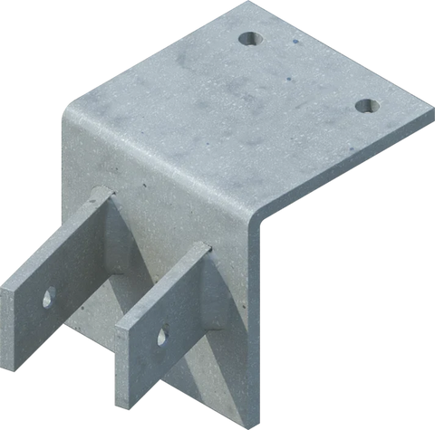 Pipe Stand-Off Bracket - Left Hand - floating dock hardware