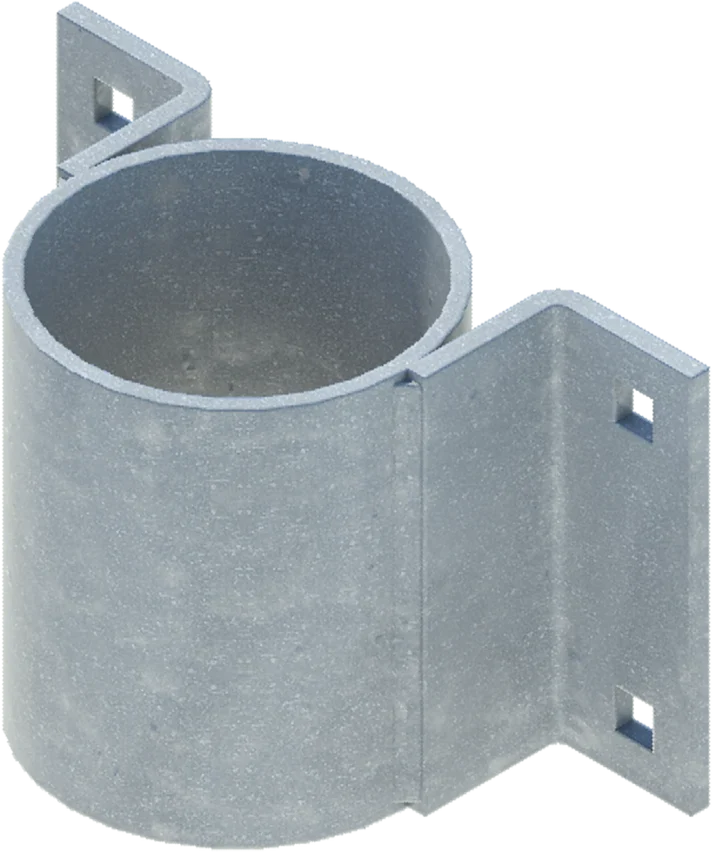 4″ Pipe Holder for Docks - Hot Dipped Galvanized - floating dock hardware