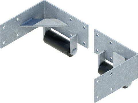 Inside Corner Ramp Roller Set - floating dock hardware