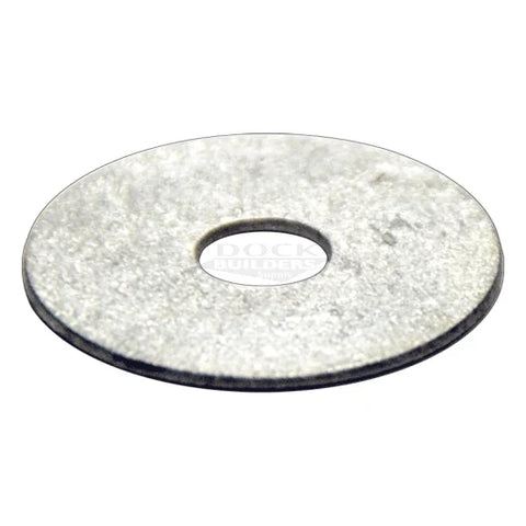 3/8" x 1-1/2" Fender Washer, Galvanized for building boat docks