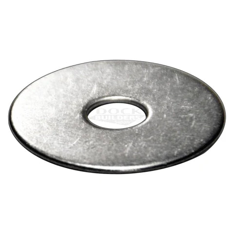 3/8" x 1-1/2" Fender Washer, Stainless Steel for building boat docks